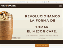 Tablet Screenshot of cafecolibri.mx